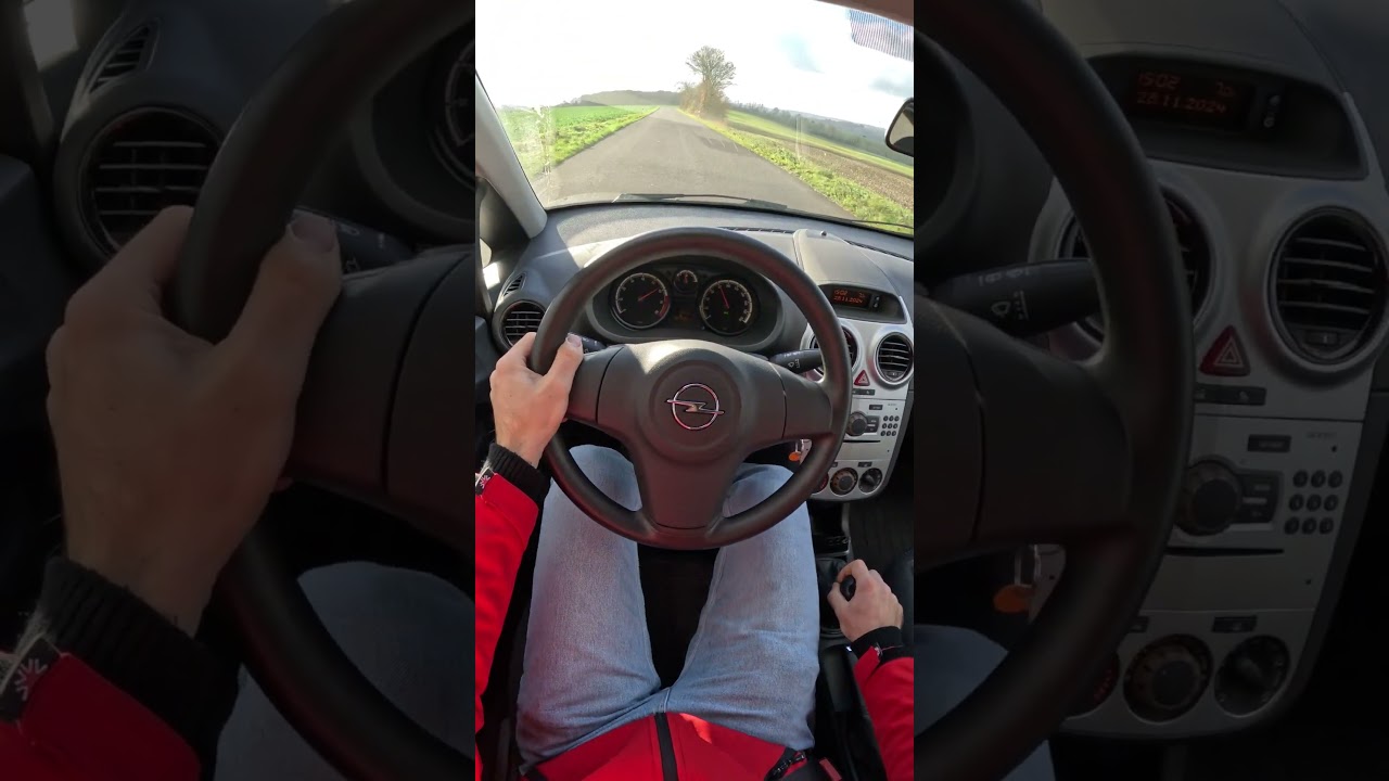 0-100 Opel Corsa D 1.2 - 69 HP (2014) #shorts #viralvideo #acceleration #bestcar