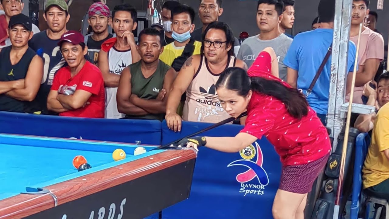 BABAENG TIRADOR NG DAVAO / RICA vs Salim San frans🎱