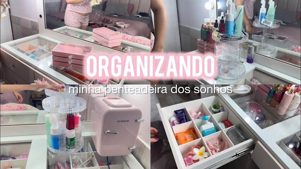 ORGANIZANDO MINHA PENTEADEIRA 🎀🪞