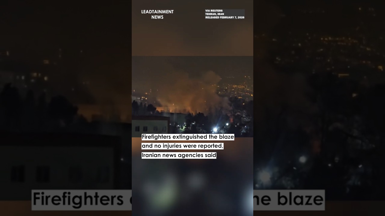 WATCH: Fire Breaks Out Inside Iran Military Base | Tehran | Khamenei