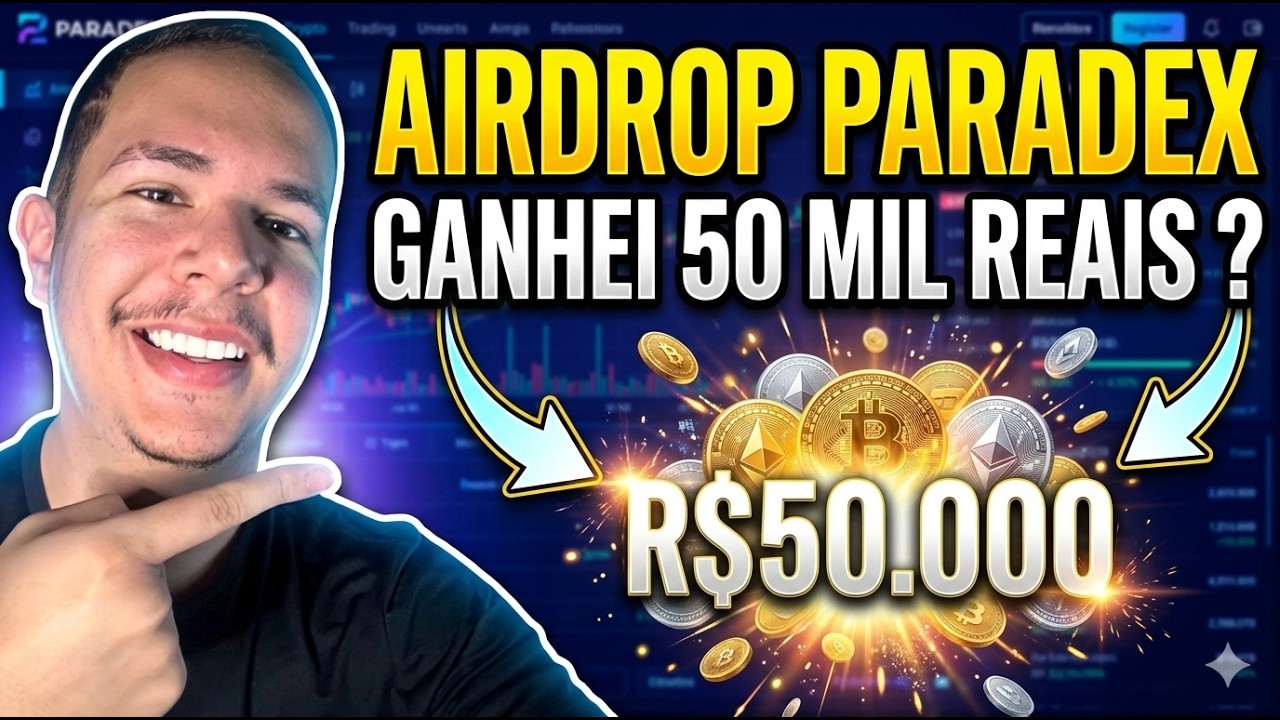 AIRDROP PARADEX PAGOU 50 MIL REAIS ?