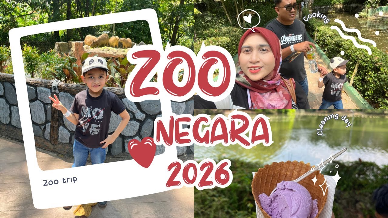 BERJALAN 3 JAM DALAM ZOO NEGARA 🐼