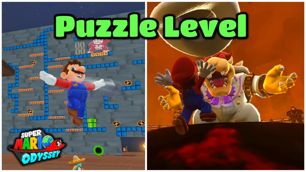 An AMAZING Custom PUZZLE LEVEL in Super Mario Odyssey