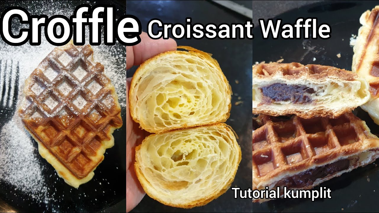 Croffle Croissant Waffle | Seru Membuat Croissant | Crispy Di Luar Lembut Dan Harum Di Dalam