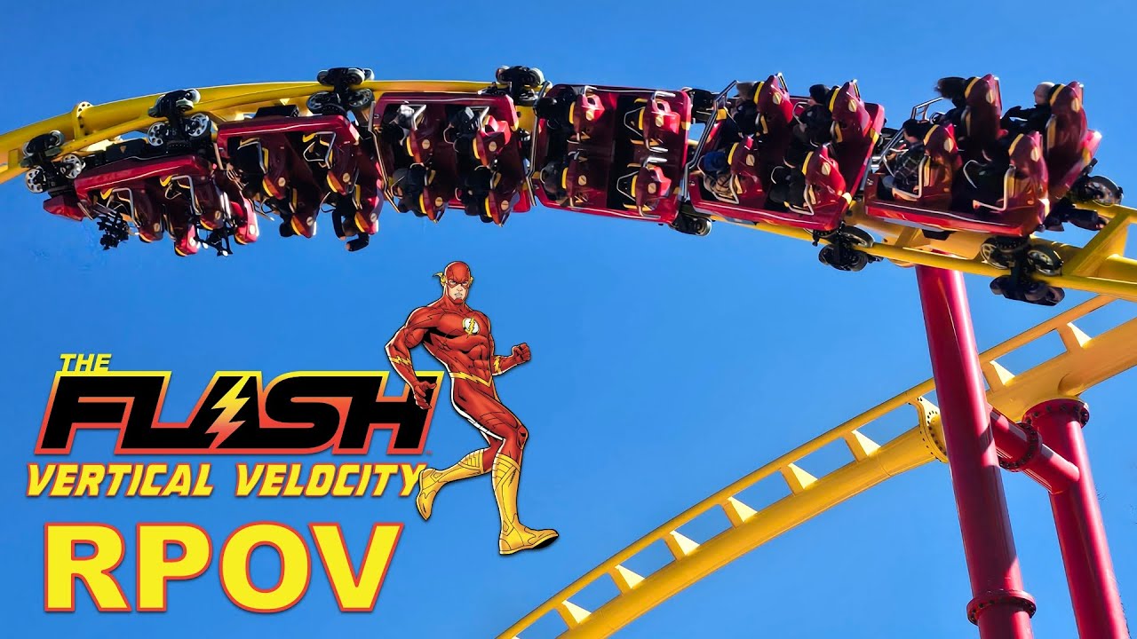 Flash Vertical Velocity RPOV - March 27, 2025 At Six Flags Great Adventure