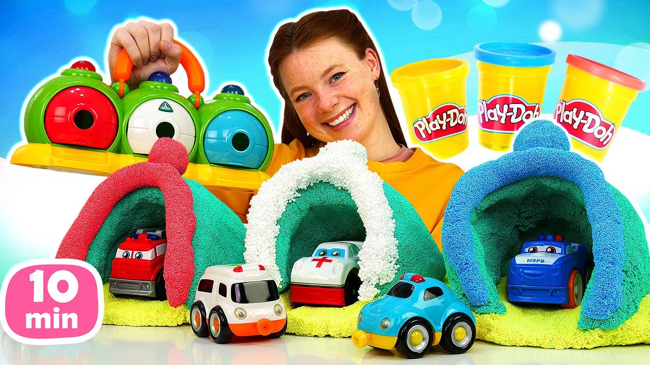 Play Doh Knetespa&szlig; mit Irene - Spielzeug Videos f&uuml;r Kinder Kompilation | Kinder Atelier.