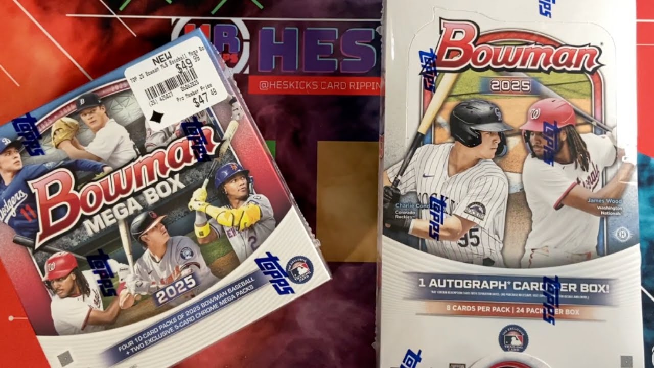 2025 Bowman Baseball Hobby Box vs Mega Box!