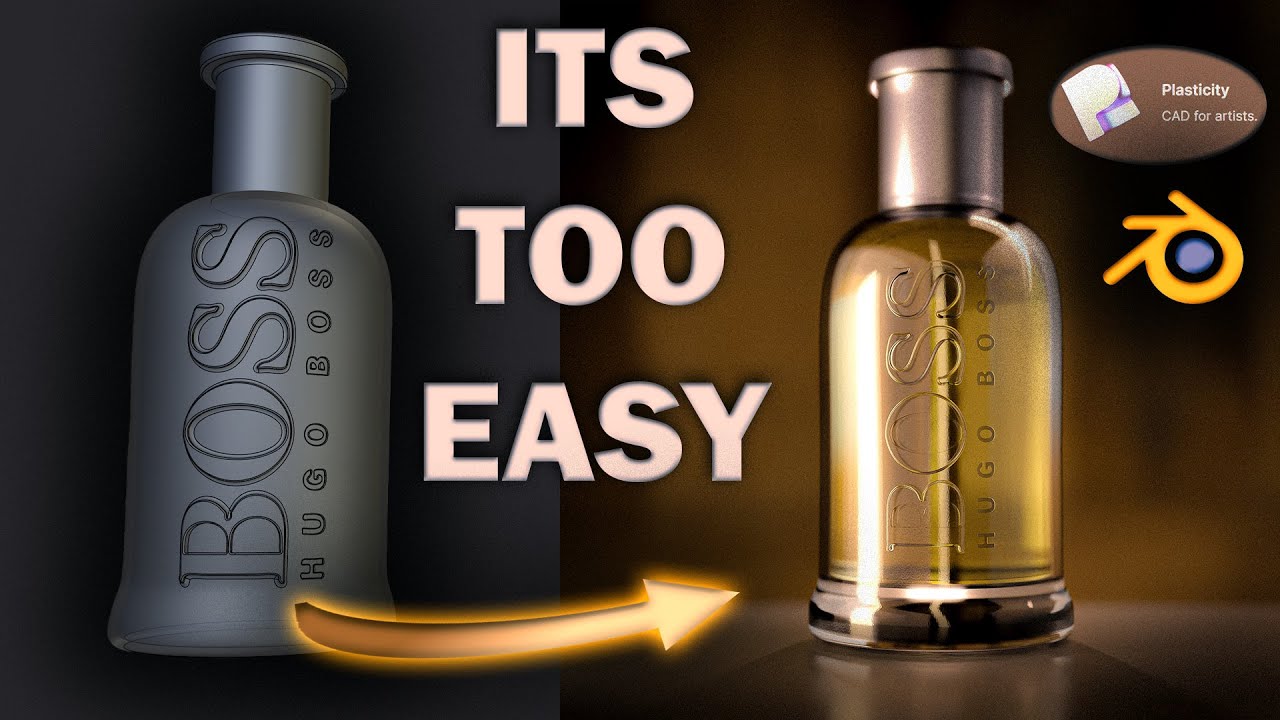 Mastering Product Modeling and Rendering with Plasticity And Blender!