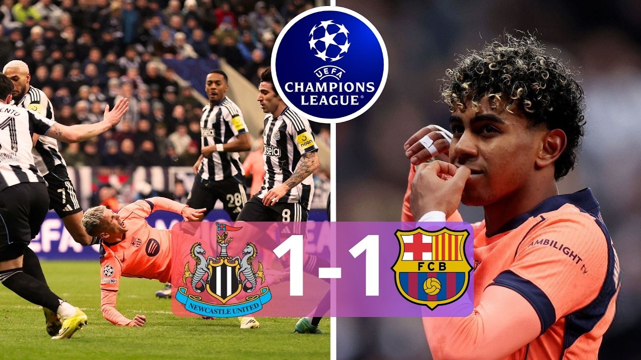 🚨 LE BARÇA miraculé contre NEWCASTLE! (1-1)