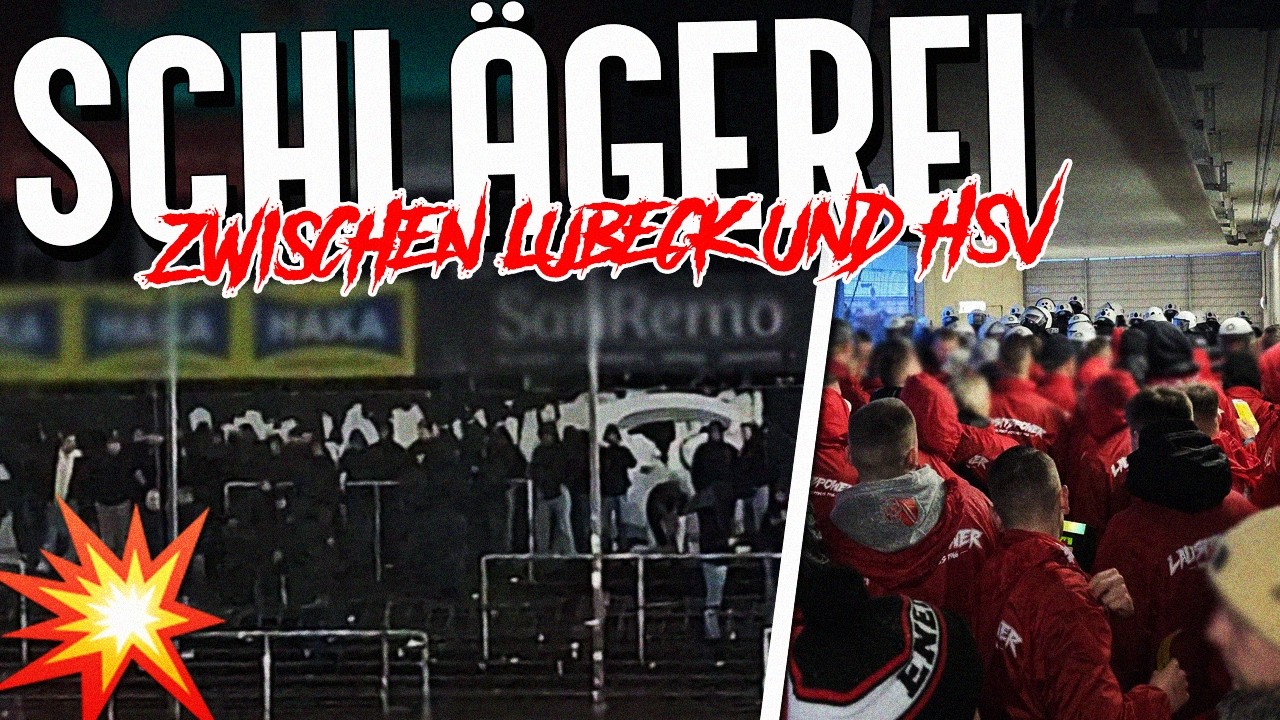 Schlägerei zwischen Lübeck und HSV (Ultras)! Cottbus-Fans in Aachen!