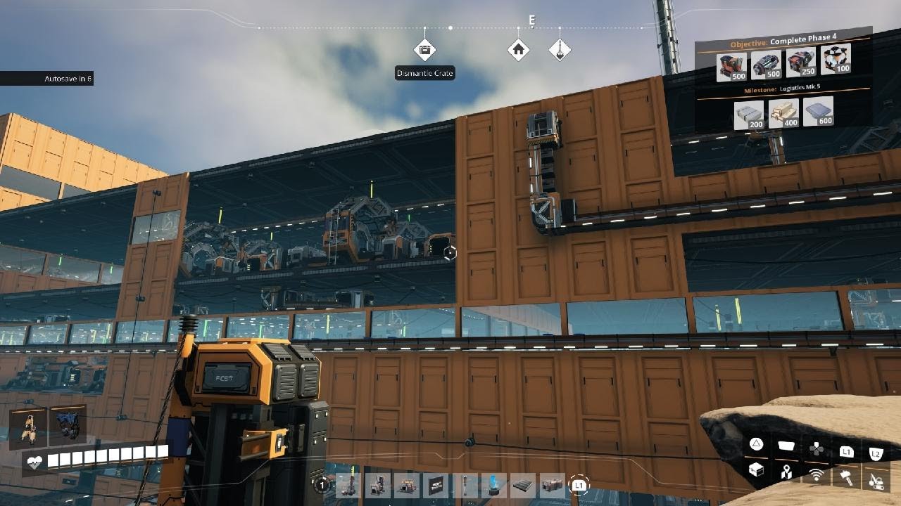 Satisfactory PS5 - Two More Factorys Built and Base Overview (06)