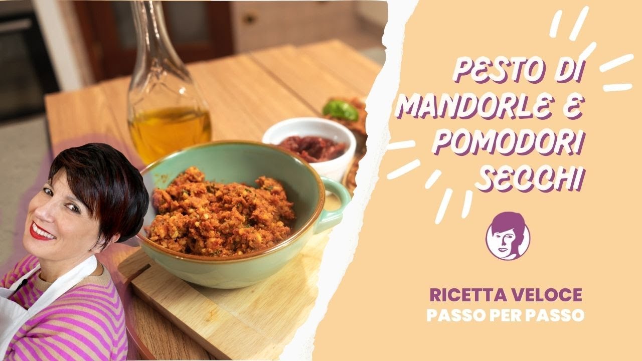 Pesto di mandorle e pomodori secchi | Il Mondo di Antonietta Polcaro