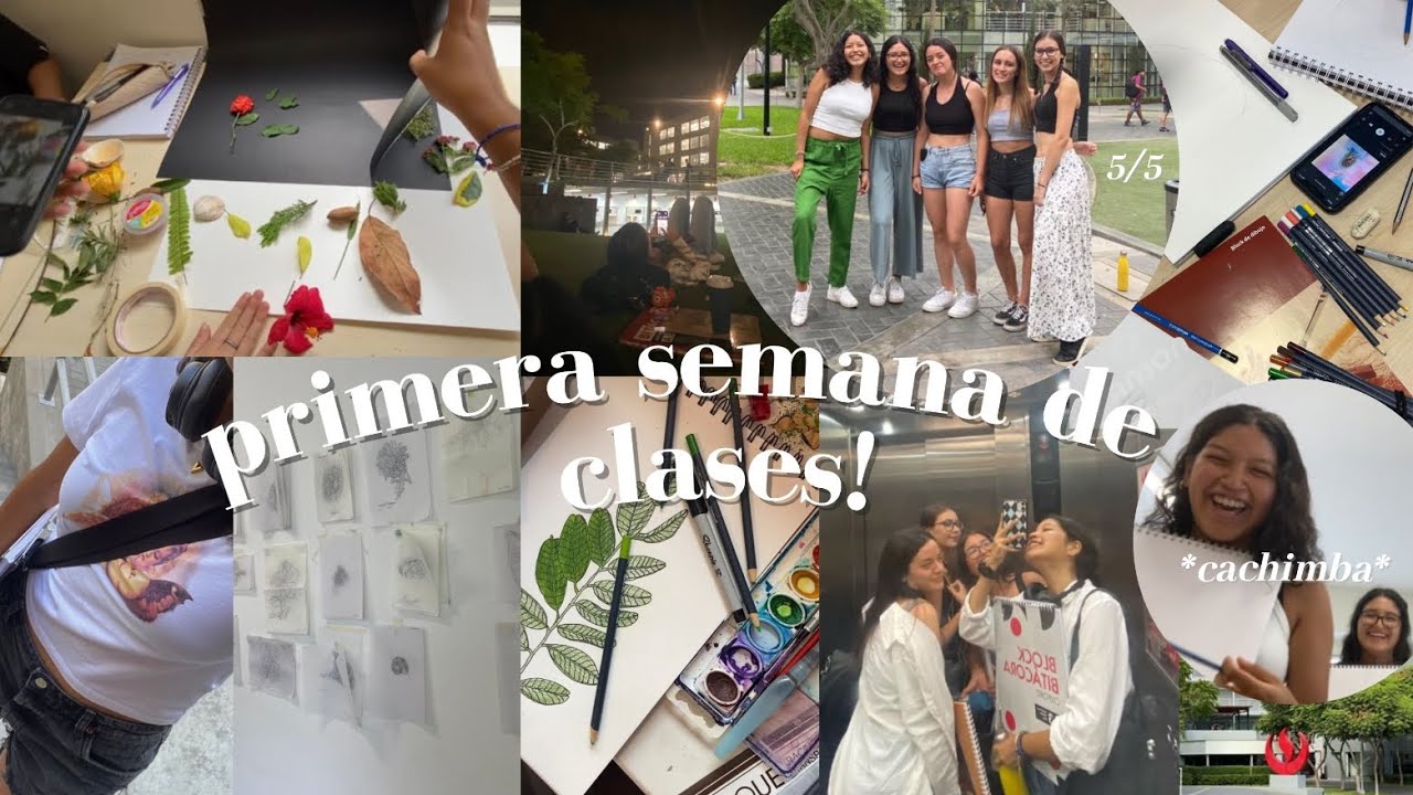 primera semana en la universidad!  *cachimba*