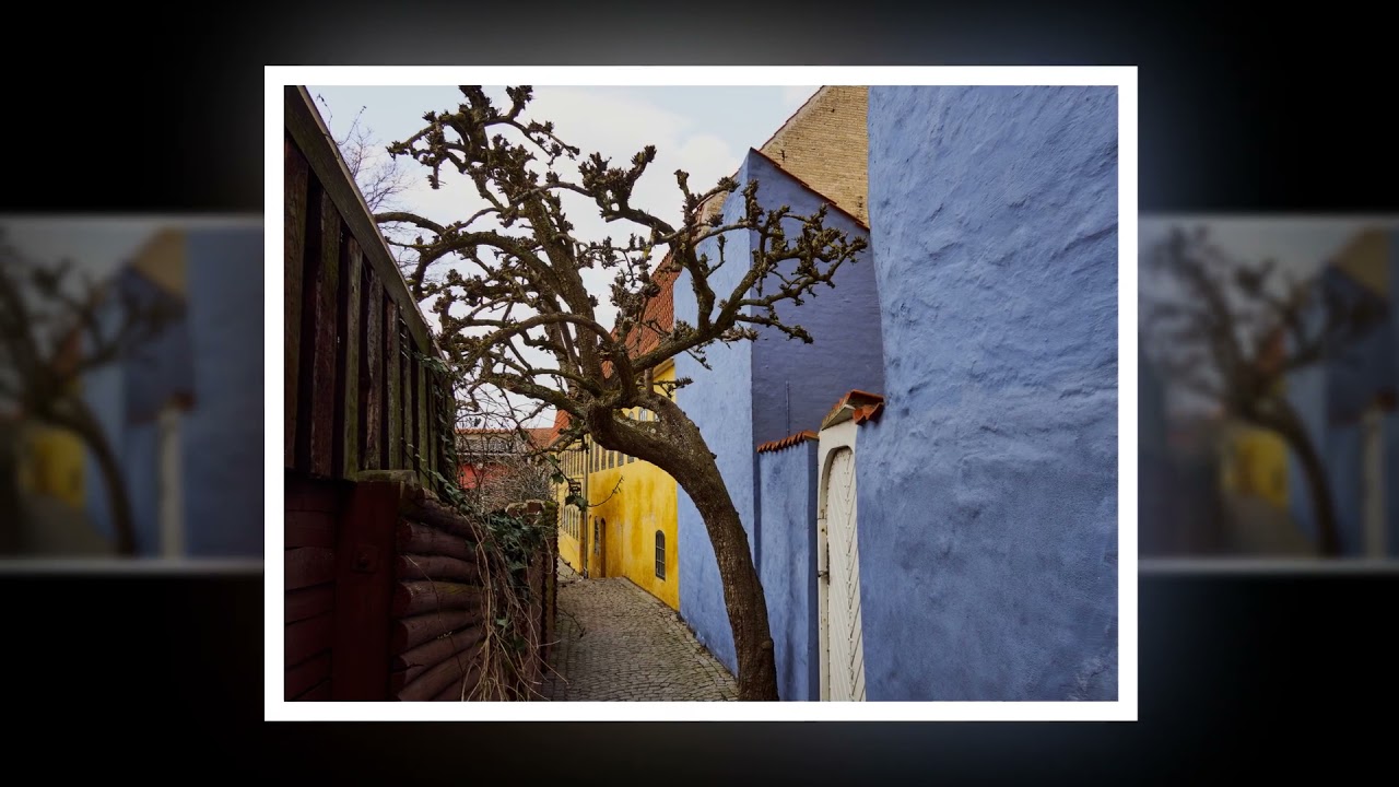 Walking around Faaborg Denmark April 2021