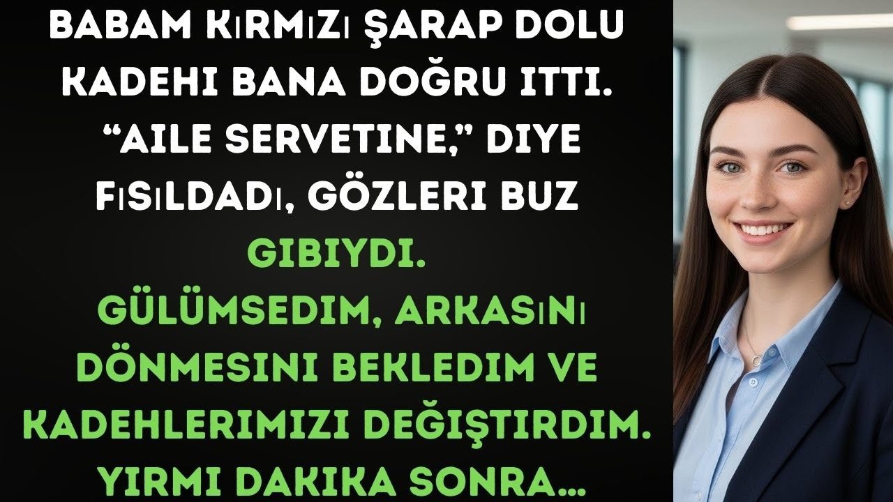 Babam Şükran Günü’nde Şarabımı Zehirledi; Kadehleri Değiştirdim ve Sonra…