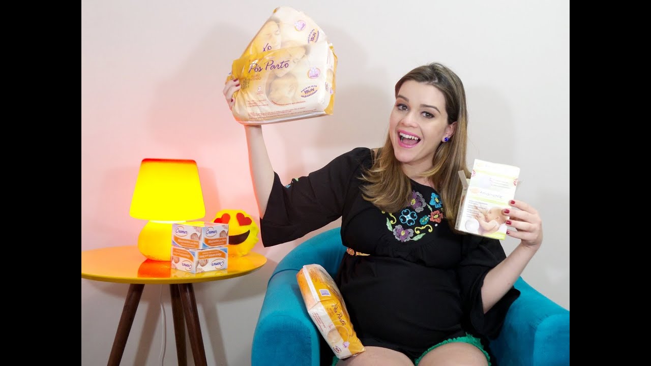 CONCHA DE AMAMENTAÇÃO E ABSORVENTE PÓS-PARTO