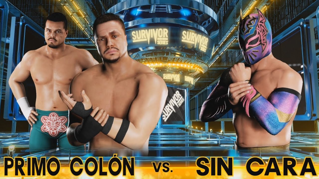 WWE 2K18 - Primo Colón vs Sin Cara - Gameplay (PS4 HD) [1080p60FPS]