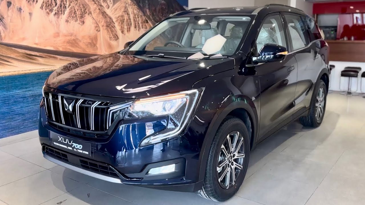 2024 MAHINDRA XUV700 AX7 DIESEL AT | 2ND TOP MODEL OF XUV700 | 2024 XUV700 AX7 MIDNIGHT BLACK COLOR