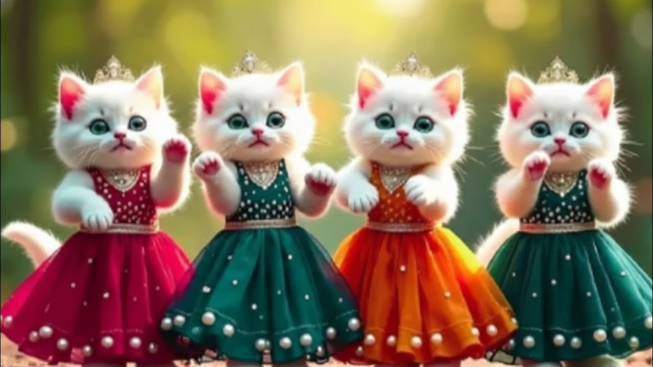 बिल्ली डांस | Cutest Cat videos funny dance🤣 💃 Videos for cts|Dancing cats #funny​ #dancing