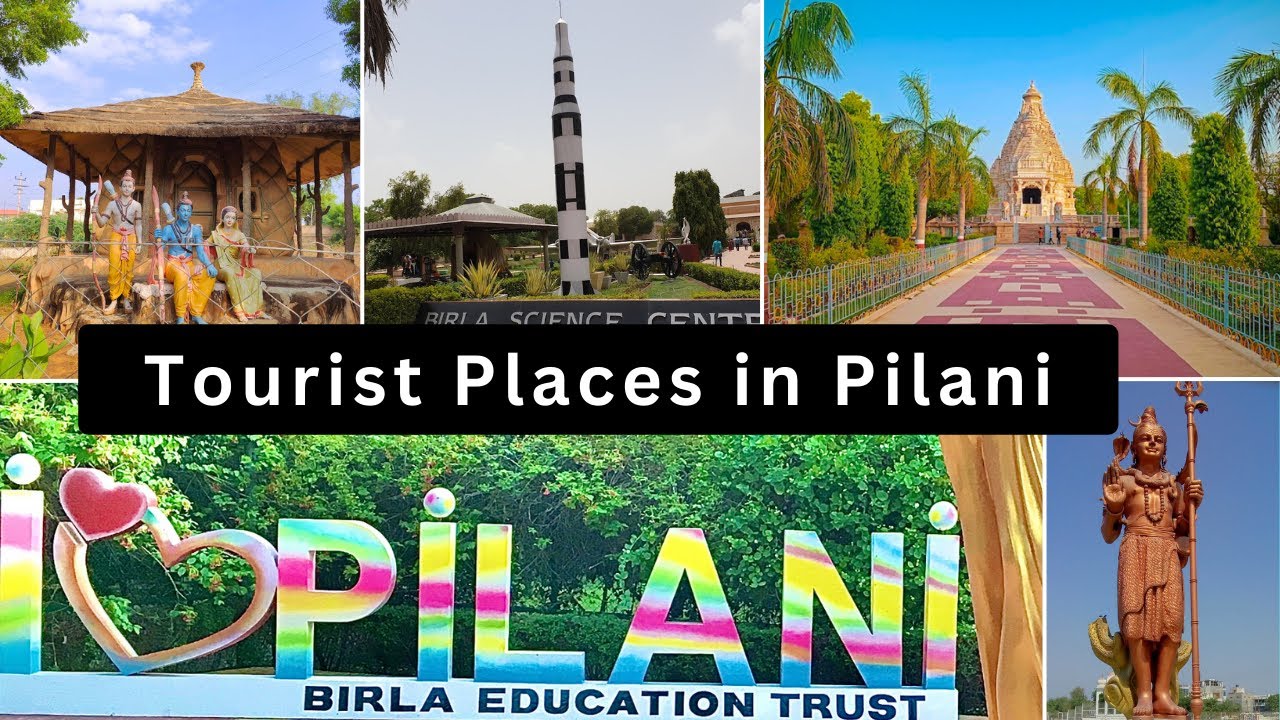 Pilani Famous Tourist Places🔥✅Best Places For Tourism Spots BITS,Panchwati, Museum,Saraswati Temple