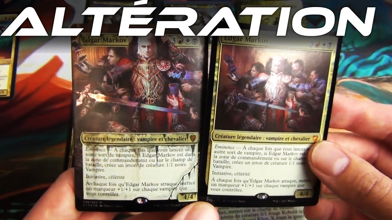 Altération de cartes Magic