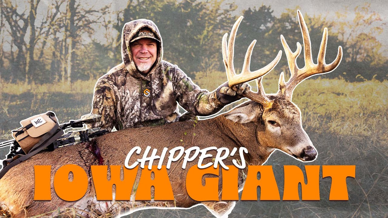 🔥 Чиппер Джонс подстрелил гигантского айовского оленя! (Первый день охоты с луком на Холодном фро...