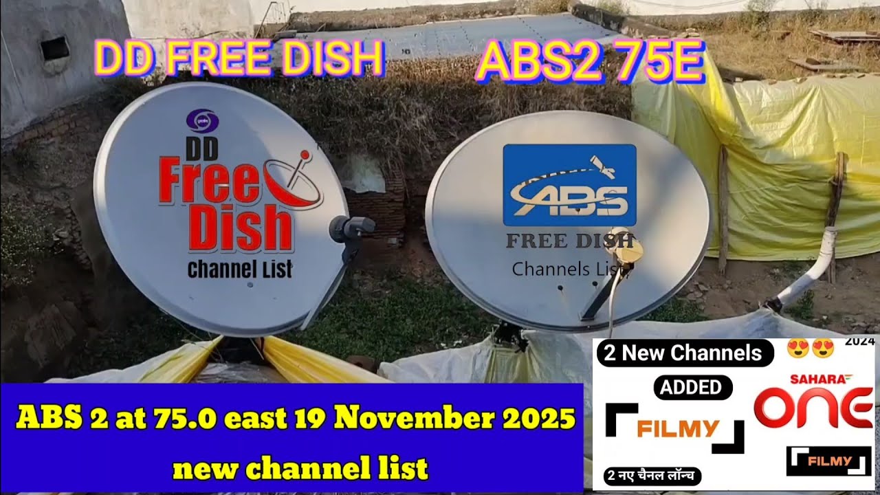 ABS-2 75.0 East Satellite Full Channel List 2025 | New Scramble + FTA Channel Update Today 