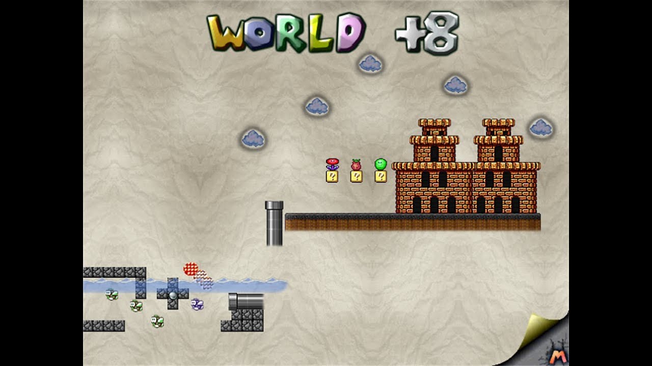 Mario Worker Remake World +8 Completed Video