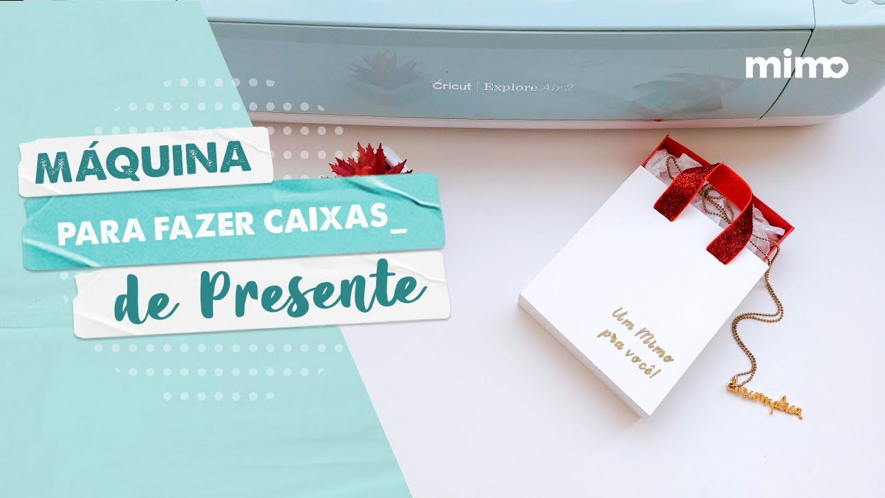 Máquina para Fazer Caixas de Presente - DIY Fácil Cricut