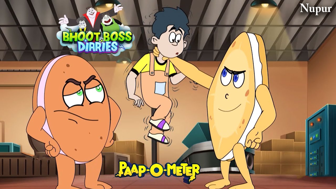 बिस्कुट का क्रीम चोरी कर खाने वाले को थकेला पाकेला ने सिखाया सबक | Paap O Meter | Kids Cartoon Hindi