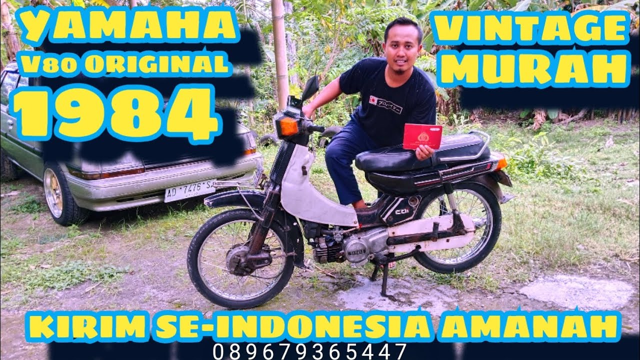 YAMAHA v80 ORIGINAL 1984 VINTAGE MURAH😎
