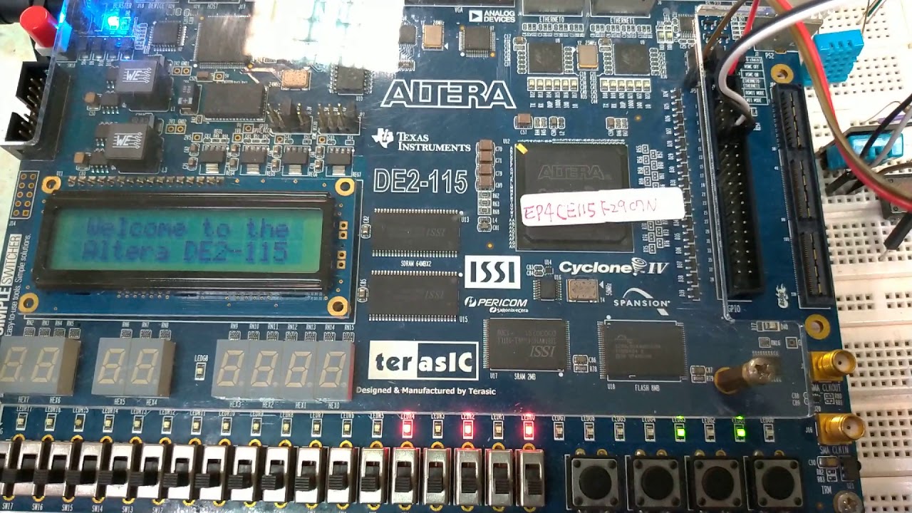 DE2-115 system clock 50MHz to 1Hz