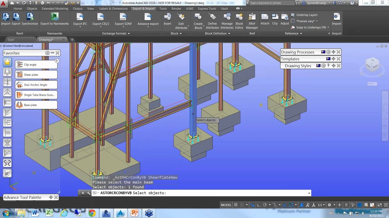 Discover how Advance Steel combines with Revit, Plant 3D, Navisworks and Inventor
