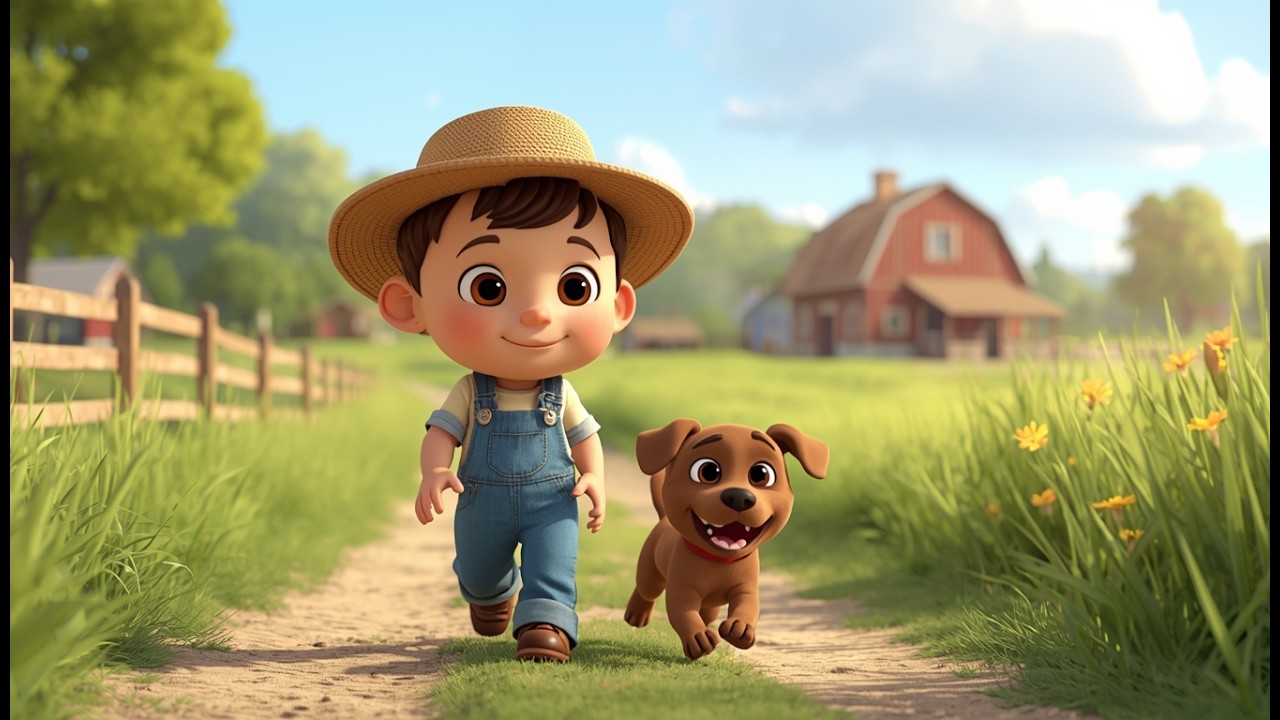 Farmer and His Loyal Dog 🧑‍🌾🐕 | Kids Moral Story | Nursery Rhymes