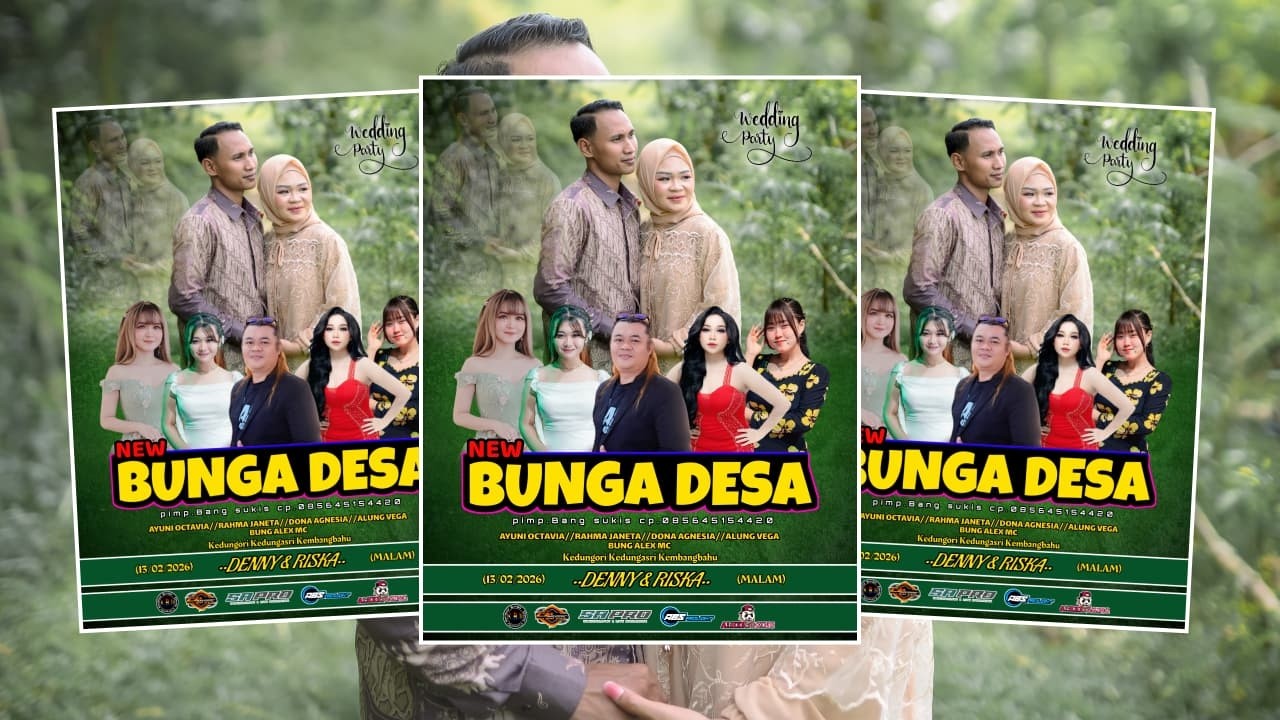 🐥LIVE NEW BUNGA DESA | WEDDING PARTY “ DENNY & RISKA | KEDUNGORI - KEDUNGASRI - KEMBANGBAHU - LMG
