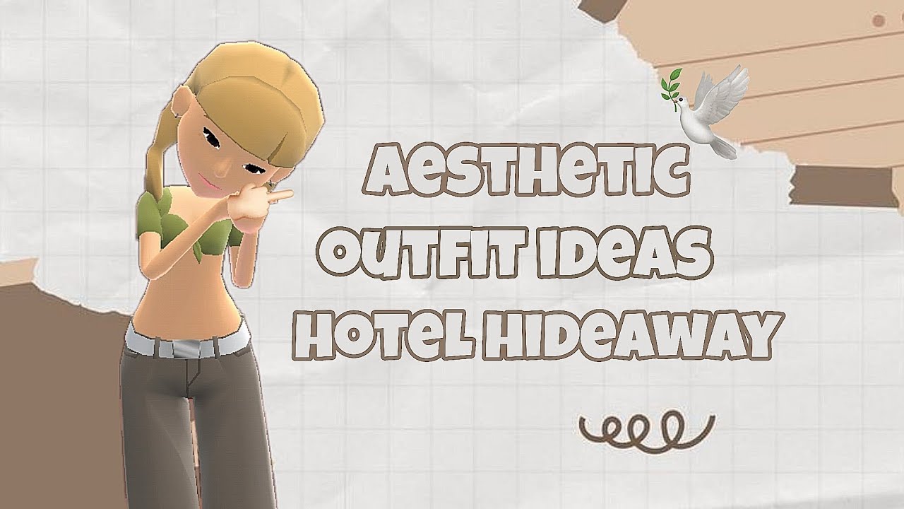 Aesthetic outfit ideas hotel hideaway🕊🦢🐇