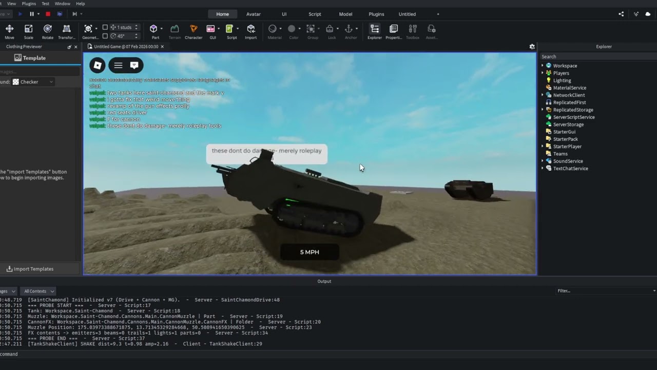 tank testing