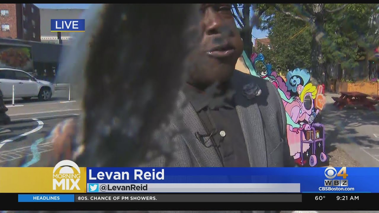 WBZ-TV's Levan Reid spreads the word about upcoming Fluff festival in Somerville