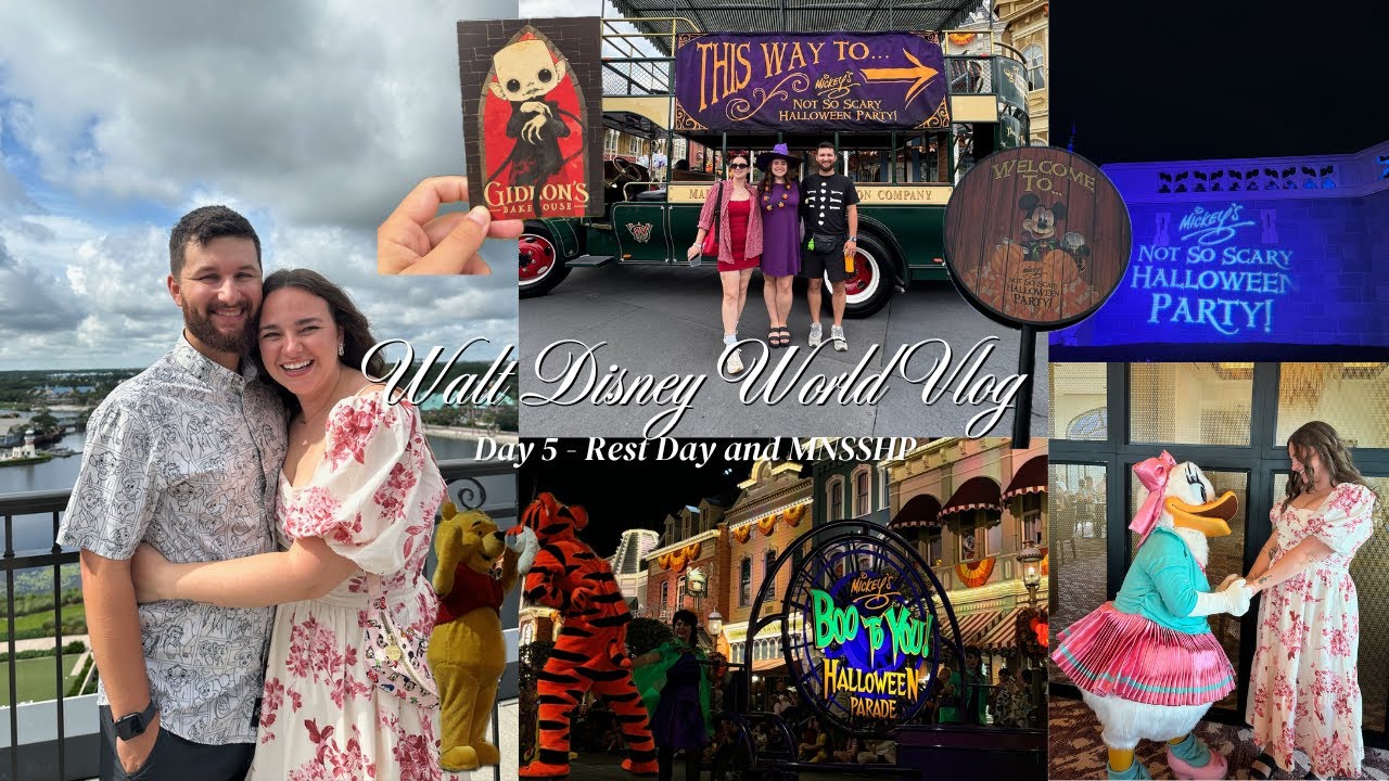 Disney World Vlog 💖🏰 Day 5 - Rest Day at Disney's Riviera Resort and MNSSHP 🎃 | September 2024