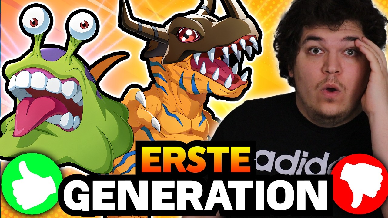 Ich BEWERTE die erste DIGIMON GENERATION! (1997)