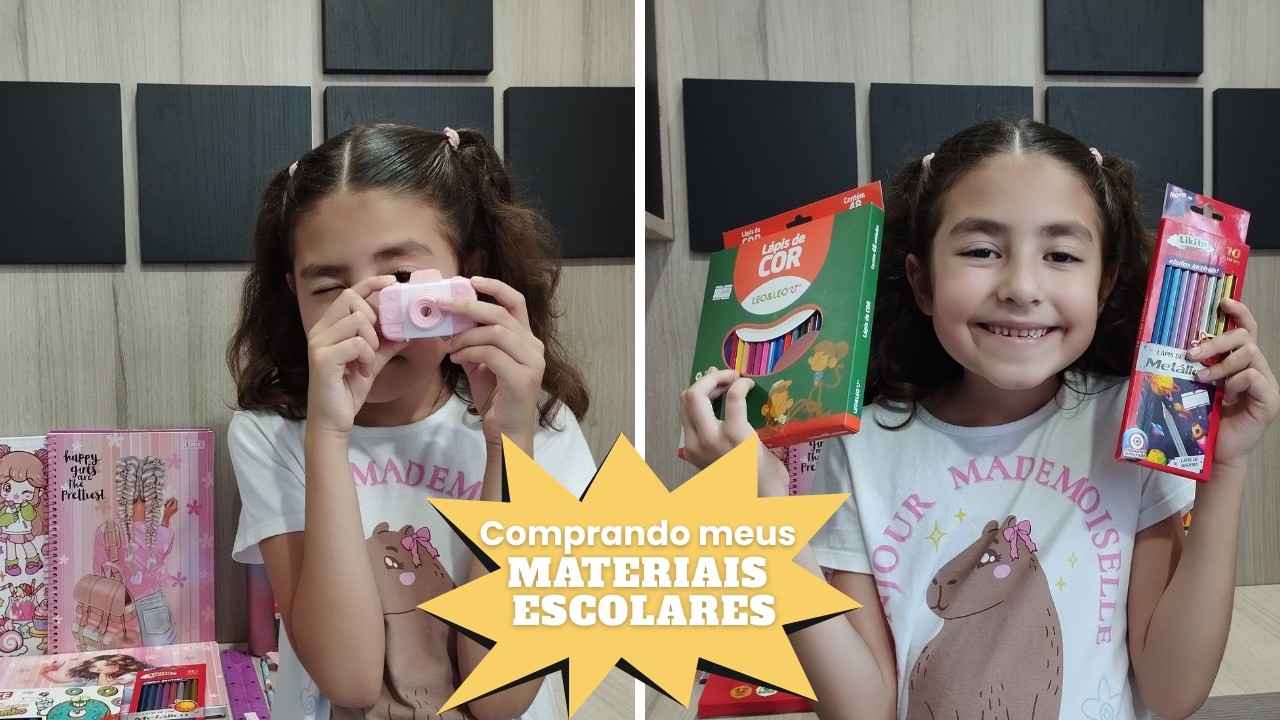 Comprando meus MATERIAIS ESCOLARES 📚