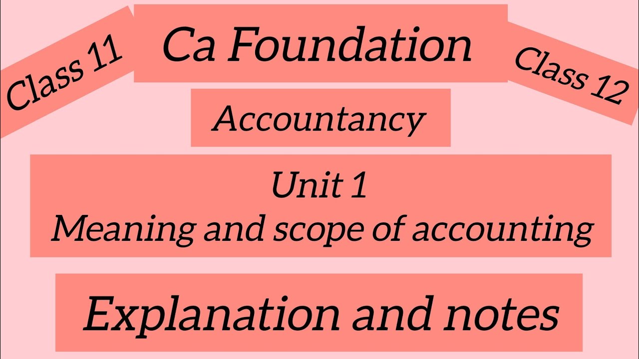 Meaning and scope of accounting in Hinglish Part 1 | Easy explanation by @CommerceKingdom |