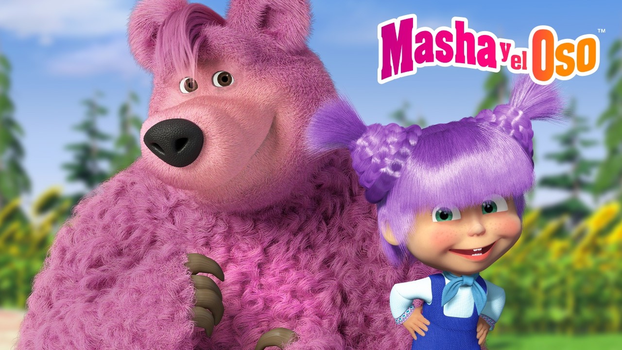 Masha y el Oso 🌸 ¡Píntalode ROSA! 🌸 El poder del baño | Colección 🎬 Masha and the Bear