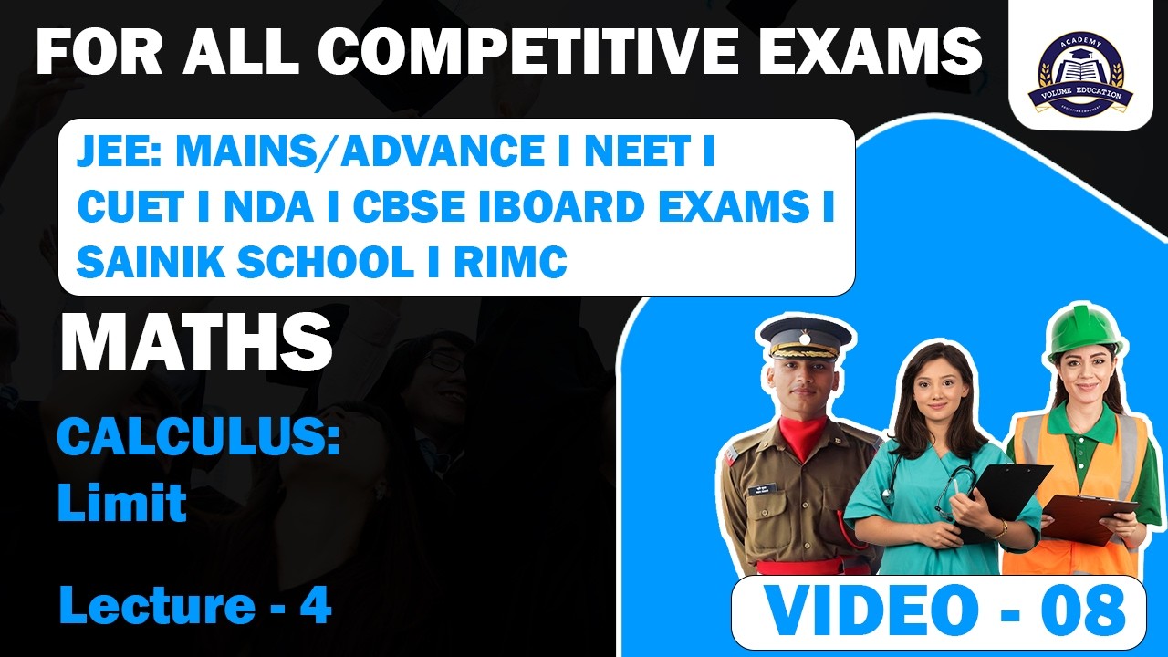Maths I Limit: Part-04 I NDA I CUET I RIMC I SAINIK SCHOOL I helpful for other competitive exams