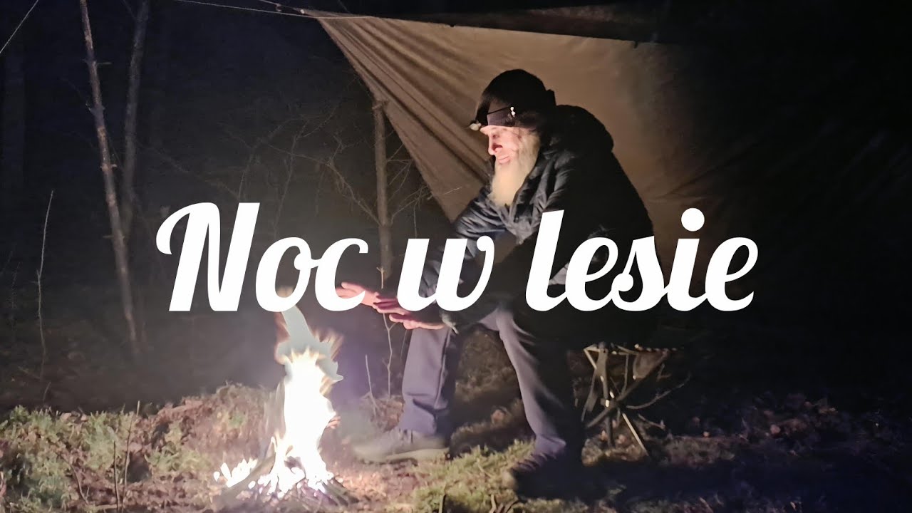 Noc w lesie/ Biwak, test kuchenek, podpłomyki z patelni i wiele więcej 
