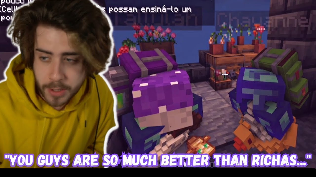 Cellbit takes care of Tallulah and Chayyane for the day ft. Jealous Richalyson #qsmp #cellbit