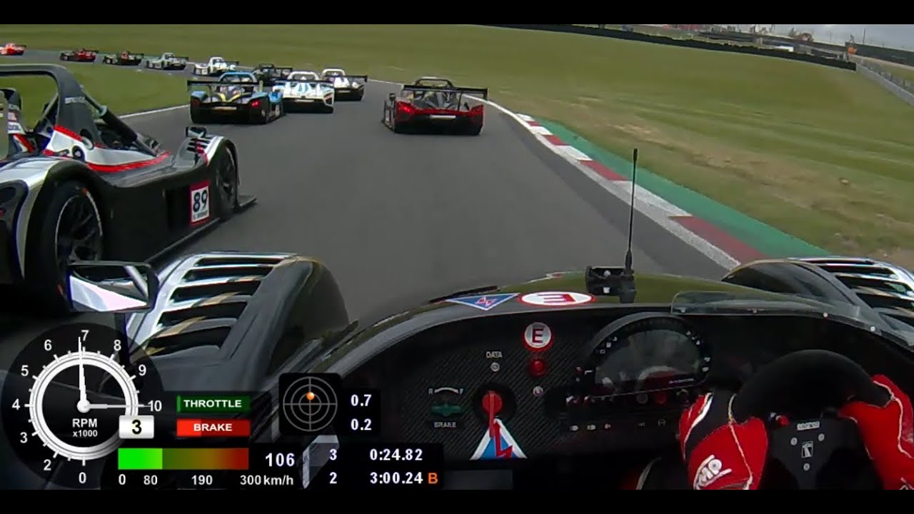 Radical UK Cup 7.9.19 Brands Hatch GP Race 1 Mark Crader onboard by ShuntMonkey