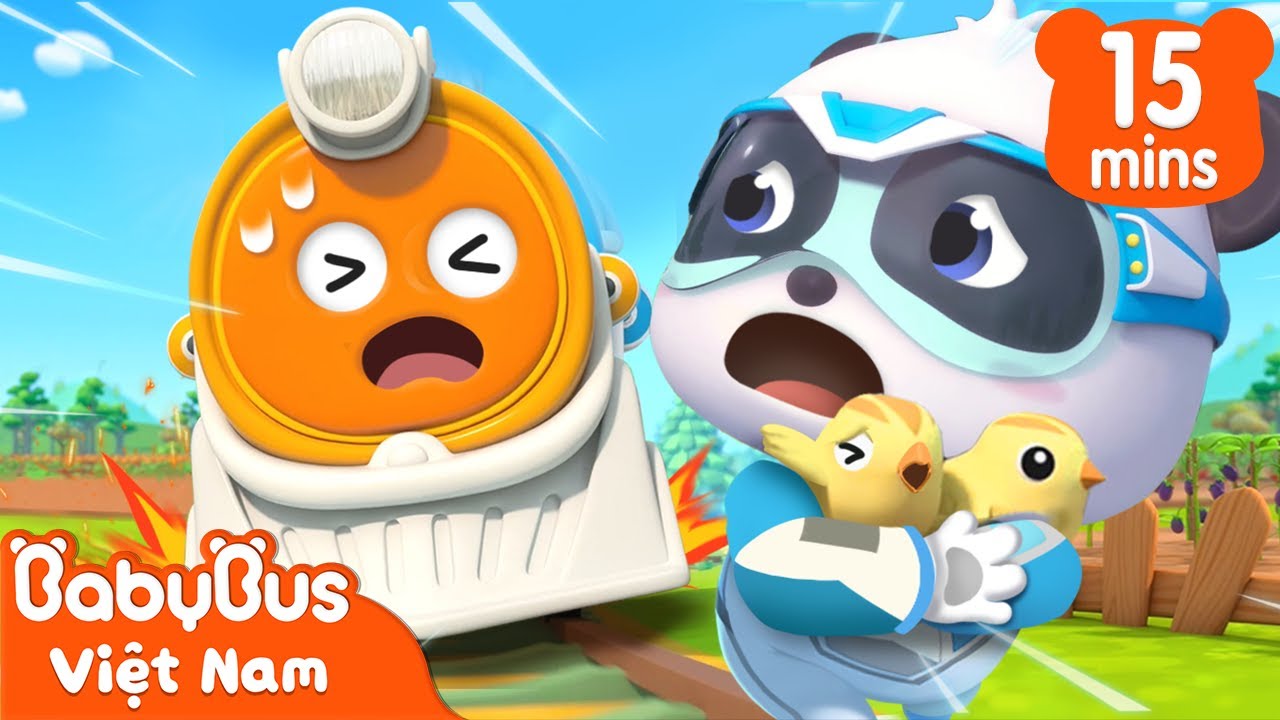 Giải cứu chuyến tàu hoả gặp nạn | Biệt đội siêu cứu hộ | Nhạc thiếu nhi vui nhộn | BabyBus