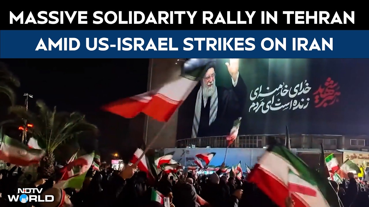 Iran News Today | Massive Solidarity Rally In Tehran Amid US-Israel Strikes On Iran