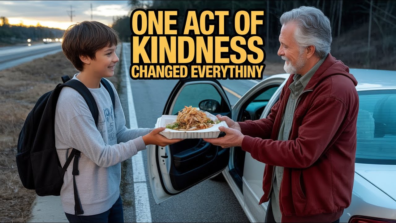 Incredible Act of Kindness: Black Boy Shares Meal with Elderly Couple — Discover How His Life Ch...